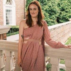 Pre-Stitched Saree Set with Blouse, Skirt, and Belt